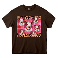 Chocolate Brown calf valentines tumbler Heavy Core Tee - JahusDesignShop