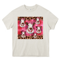 Cream calf valentines tumbler Heavy Core Tee - JahusDesignShop