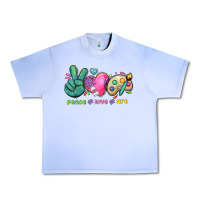 Grape Ice peace love art Urban Heavy Tee - NancyCooperArtShop