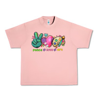 Salmon peace love art Urban Heavy Tee - NancyCooperArtShop