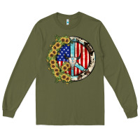 Army Green Peace sign Long Sleeve Tee - JahusDesignShop