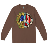 Chestnut Peace sign Long Sleeve Tee - JahusDesignShop