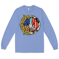 Colony Blue Peace sign Long Sleeve Tee - JahusDesignShop