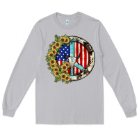 Moon Dust Peace sign Long Sleeve Tee - JahusDesignShop