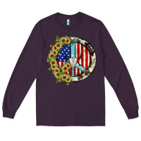 Plum Peace sign Long Sleeve Tee - JahusDesignShop