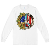 White Peace sign Long Sleeve Tee - JahusDesignShop