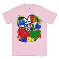 Bubblegum Pink dominican repuclic hearts Classic Tee - NancyCooperArtShop
