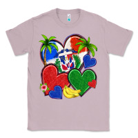 Lilac dominican repuclic hearts Classic Tee - NancyCooperArtShop