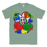 Sage dominican repuclic hearts Classic Tee - NancyCooperArtShop