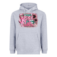 Heather Grey i wear pink for my grandma Heavyweight Hoodie - CowGirlArtShop