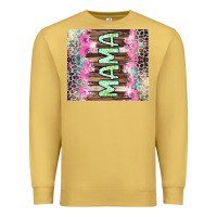 Antique Gold Mama leopard Premium Sweatshirt - CowGirlArtShop
