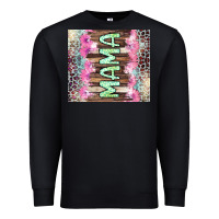 Black Mama leopard Premium Sweatshirt - CowGirlArtShop