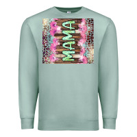 Seafoam Mama leopard Premium Sweatshirt - CowGirlArtShop