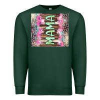 Sports Green Mama leopard Premium Sweatshirt - CowGirlArtShop