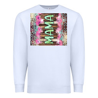 White Mama leopard Premium Sweatshirt - CowGirlArtShop