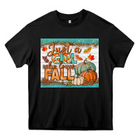 Black Just A Girl Who Loves Fall Mousepad Heavy Core Tee - BundleAndBundleShop