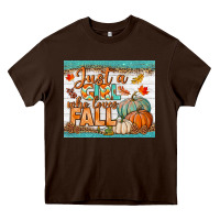 Chocolate Brown Just A Girl Who Loves Fall Mousepad Heavy Core Tee - BundleAndBundleShop