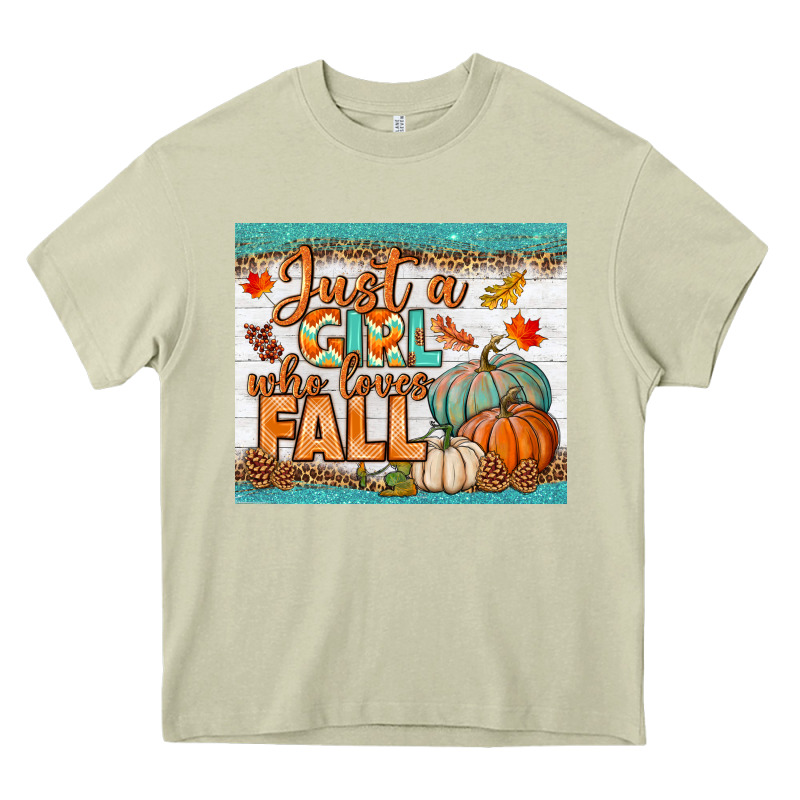 Just A Girl Who Loves Fall Mousepad Heavy Core Tee by BundleAndBundleShop | Teevron