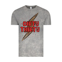 Cloud Rock dirty thirty lightning bolt Vintage Tee - MaliasSmallBusiness