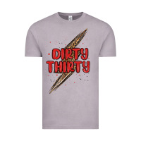 Vintage Zinc dirty thirty lightning bolt Vintage Tee - MaliasSmallBusiness