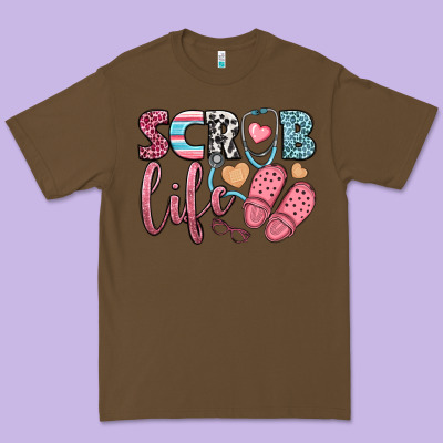 Scrub Life Premium Tee Designed By Bundleandbundleshop