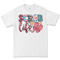 White scrub life Premium Tee - BundleAndBundleShop