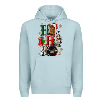 Ho Ho Ho Heifer Cow Gnomies Premium Hoodie | Teevron