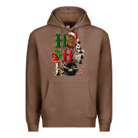 Chestnut ho ho ho heifer cow gnomies Premium Hoodie - CowGirlArtShop