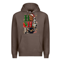 Coffee ho ho ho heifer cow gnomies Premium Hoodie - CowGirlArtShop