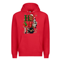 Red ho ho ho heifer cow gnomies Premium Hoodie - CowGirlArtShop