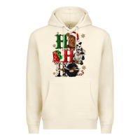 Sandshell ho ho ho heifer cow gnomies Premium Hoodie - CowGirlArtShop