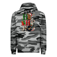 Slate Camo ho ho ho heifer cow gnomies Premium Hoodie - CowGirlArtShop
