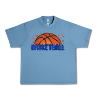 Pebble Blue basketball Urban Heavy Tee - MaliasSmallBusiness