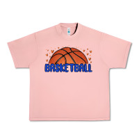 Salmon basketball Urban Heavy Tee - MaliasSmallBusiness