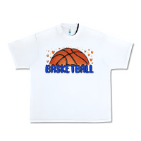 White basketball Urban Heavy Tee - MaliasSmallBusiness