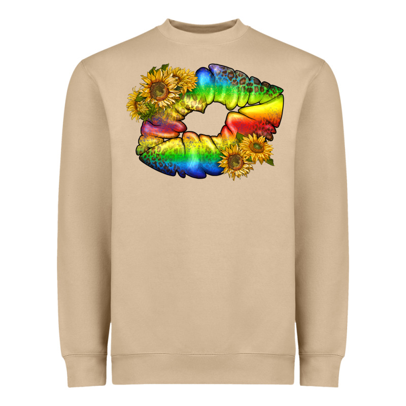 Lgbtq Pride Rainbow Lips Heavyweight Sweatshirt by BundleAndBundleShop | Teevron