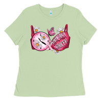 Matcha Hour Breast Cancer Bra Ladies Tee - Artiststas