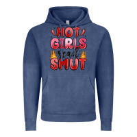 Vintage Denim hot girls read smut Vintage Hoodie - MaliasSmallBusiness