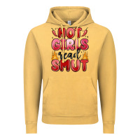 Vintage Mustard hot girls read smut Vintage Hoodie - MaliasSmallBusiness