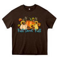 Chocolate Brown Fall Sweet Fall Heavy Core Tee - Artiststas
