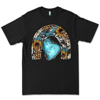 Black sunflower gemstone rainbow Premium Tee - JahusDesignShop