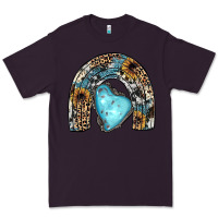 Plum sunflower gemstone rainbow Premium Tee - JahusDesignShop