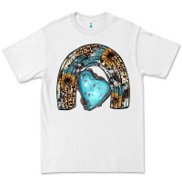 White sunflower gemstone rainbow Premium Tee - JahusDesignShop