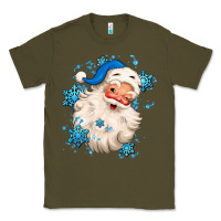 Army Green winter christmas santa claus Classic Tee - MaliasSmallBusiness