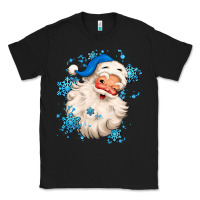 Black winter christmas santa claus Classic Tee - MaliasSmallBusiness