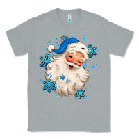 Heather Grey winter christmas santa claus Classic Tee - MaliasSmallBusiness
