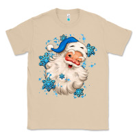 Mushroom winter christmas santa claus Classic Tee - MaliasSmallBusiness