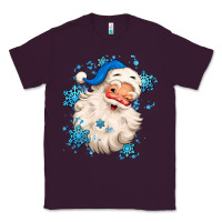 Plum winter christmas santa claus Classic Tee - MaliasSmallBusiness