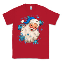 Red winter christmas santa claus Classic Tee - MaliasSmallBusiness