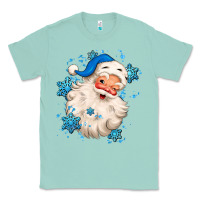 Seafoam winter christmas santa claus Classic Tee - MaliasSmallBusiness